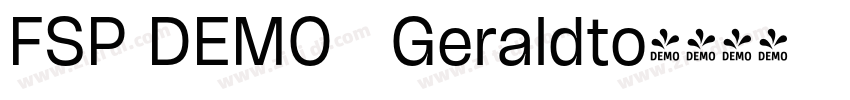 FSP DEMO   Geraldto字体转换
